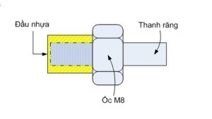 bulon dai oc may in 3d reprap, thuoc kep Caliper reprap, Ráp Khung RepRapPro Mendel 